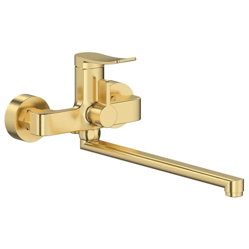 Змішувач для ванни Mixxus Premium DALI 006 EURO Brushed Gold (MI6764), фото 1