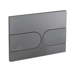 Панель змиву Koer KT-0604-07 240x160x10mm пластикова, заокруглена кнопка (KR5325)