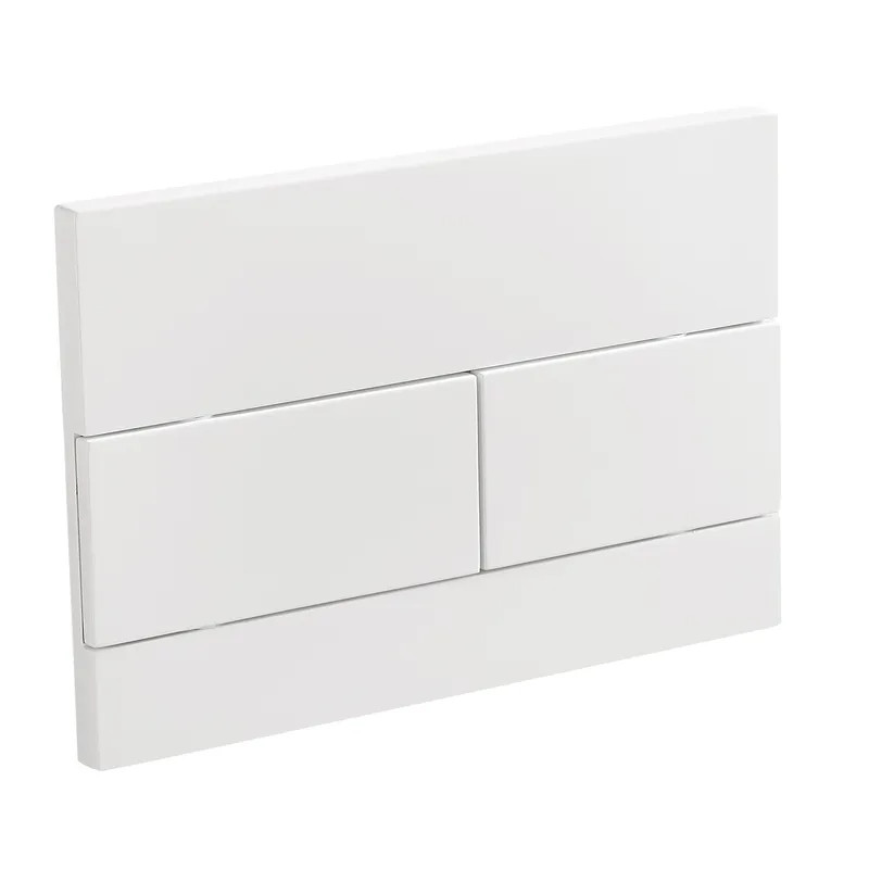 Панель змиву Koer KT-0603-03 240x160x10mm пластикова, лінійна кнопка (KR5318), фото 1