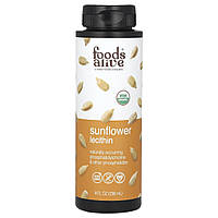 Foods Alive, рідкий органічний соняшниковий лецитин, 236 мл (8 рідк. унцій)