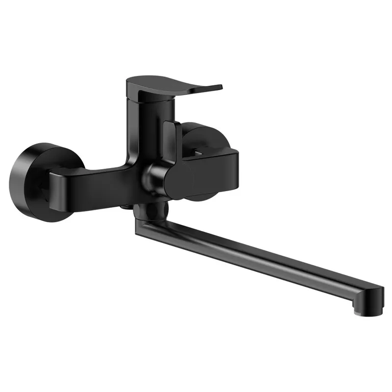 Змішувач для ванни Mixxus Premium DALI 006 EURO Black (MI6752), фото 1