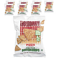 Legendary Foods, протеїнові чипси, піца, 7 пакетиків по 34 г (1,2 унції)