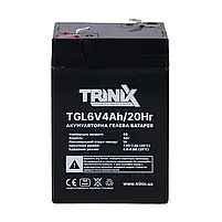 Акумуляторна батарея гелева 6В 4Аг Trinix TGL6V4Ah/20Hr GEL (44-00071), фото 3