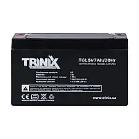 Акумуляторна батарея гелева 6В 7Аг Trinix TGL6V7Ah/20Hr GEL (44-00072), фото 3