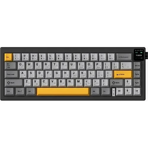 Клавіатура Ajazz AK650 Flying Fish Switch Black Eng/Ukr (AK650-FF-BGY)