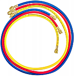 Манометричний 2-вентильний колектор для фреону R-134A Набір для обслуговування систем кондиціювання, фото 4