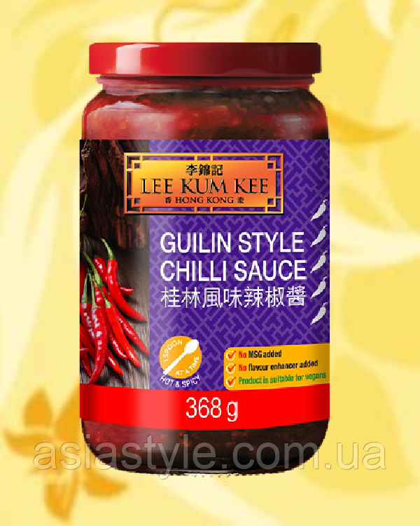 Соус чилі Гуйлін, Соус чили Гуйлин, Guilin chili sauce, LKK, Lee Kum Kee, 368г, Китай, Ч