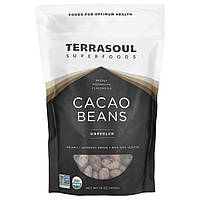 Terrasoul Superfoods, боби какао, неочищені, 454 г (16 унцій)