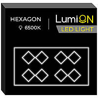Світильник світлодіодний квадратний LumiOn L0-6, 485 x 244 см