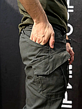 Тактичні штани ARCHON TACTICS для активного відпочинку та екстремальних умов IX9 Олива ТМ, фото 10