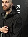 Костюм польовий легкий чорний "outdoor VANGUARD" з водовідштовхувальним просоченням і кишенями карго ТМ, фото 5