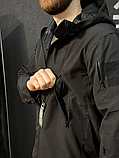 Костюм польовий легкий чорний "outdoor VANGUARD" з водовідштовхувальним просоченням і кишенями карго ТМ, фото 6