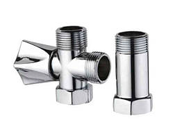 Кран вентильний для пральної машини 3/4 x3/4 x3/4 ТМ Reiger