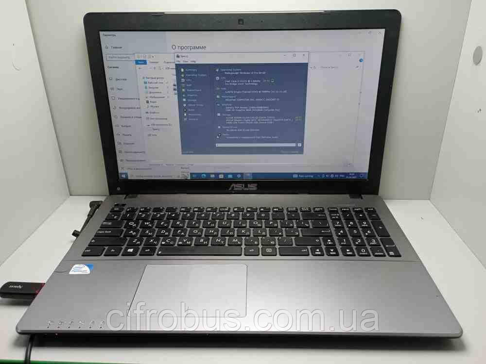Ноутбук Б/У Asus X550V (Intel Core i3-3217U 1.8GHz/Ram 4GB/SSD 120GB + HDD 500GB/Intel HD Graphics 4000)