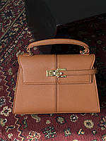 Сумка JW PEI Elise Small size коричневий + золото