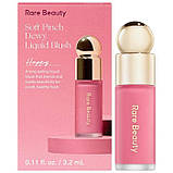 Рідкі румяна Rare Beauty Soft Pinch Dewy Liquid Blush - Happy (3.2 ml), фото 2
