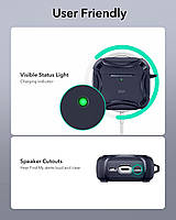 Протиударний чохол з карабіном ESR Cyber Armor Tough HaloLock для AirPods 4 (2024) Navy, фото 4