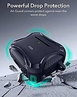 Протиударний чохол з карабіном ESR Cyber Armor Tough HaloLock для AirPods 4 (2024) Navy, фото 2