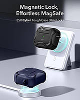 Протиударний чохол з карабіном ESR Cyber Armor Tough HaloLock для AirPods 4 (2024) Navy, фото 3