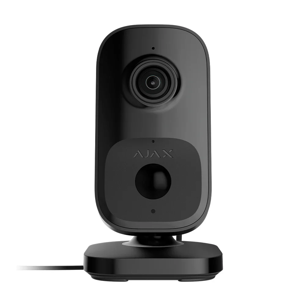 IP-відеокамера з WiFi 4Mp Ajax IndoorCam (4 Mp) Black з мікрофоном, фото 1
