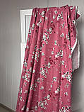Льон віскозний Сакура на рожевому, фото 3