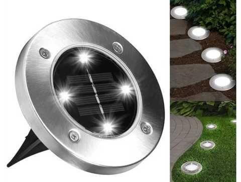 LED-світильник на сонячній батареї для басейну, ставка, саду. Solar Disk Lights