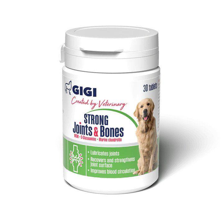 АктіВет Strong Joints & Bones GIGI 1табл/10кг хондропротектор протизапальний для собак, 30 табл.