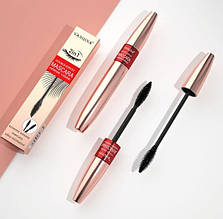 Туш водостійка для вій 2в1 Yanqina 4d Mascara Чорна YU227