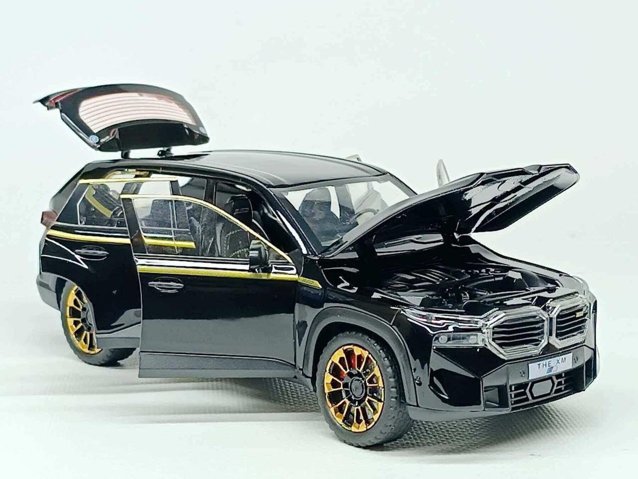 Машинка Автопром BMW XM, масштаб 1:24, 20 см, чорна AP7709/3