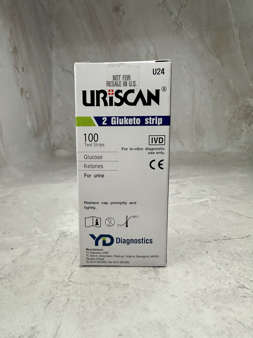 Тест-смужки URISCAN (Уріскан) для дослідження сечі U19 Glukose 1 (глюкоза), 50 шт.