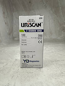 Тест-смужки URISCAN (Уріскан) для дослідження сечі U19 Glukose 1 (глюкоза), 50 шт.