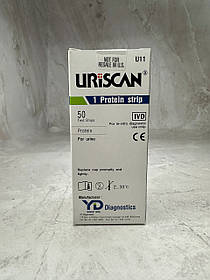 Тест-смужки для дослідження сечі URISCAN (Уріскан) 1 U11 Protein Strip (білок), 50 шт.