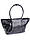 Жіноча шкіряна сумка 8068HK Black.Купити жіночі сумки гуртом і в роздріб із натуральної шкіри в Україні, фото 3