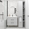 Шафа-пенал для ванної кімнати / передпокою / дитячої 2000х300х450 мм Сірий, фото 4
