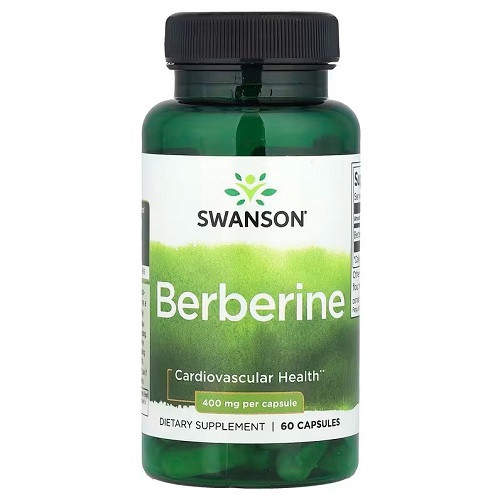 Вітаміни та мінерали Swanson Berberine 400 mg (60 капсул.)