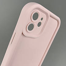 Чохол для Apple iPhone 12 силіконовий чохол з великими бортиками на телефон айфон 12 рожевий n5v, фото 3