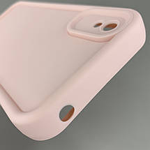 Чохол для Xiaomi Redmi 9A силіконовий чохол з великими бортиками на телефон сяомі редмі 9а рожевий n5v, фото 6