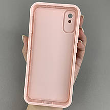 Чохол для Xiaomi Redmi 9A силіконовий чохол з великими бортиками на телефон сяомі редмі 9а рожевий n5v, фото 3
