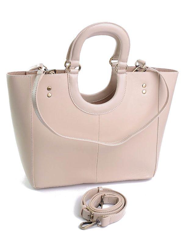Cумка жіноча шкіряна  3007HK Beige.Купити сумки жіночі із натуральної шкіри trandbags.com.ua