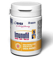 Імунофіл Gigi Imunofil зміцнення імунітету у котів та собак, 30капс