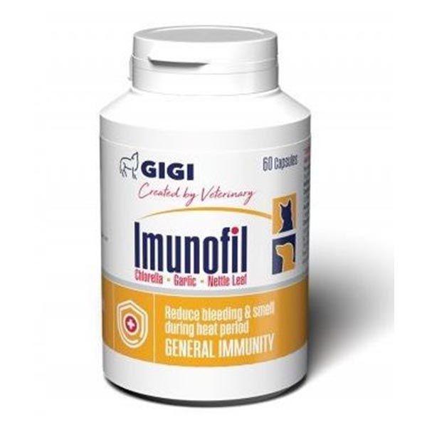 Імунофіл Gigi Imunofil зміцнення імунітету у котів та собак, 90капс