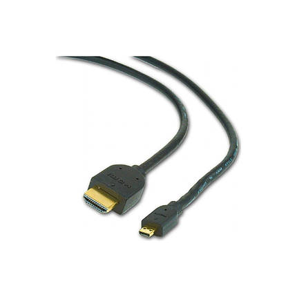 Кабель мультимедійний HDMI A to HDMI D (micro), 1.8m Cablexpert (CC-HDMID-6), фото 1