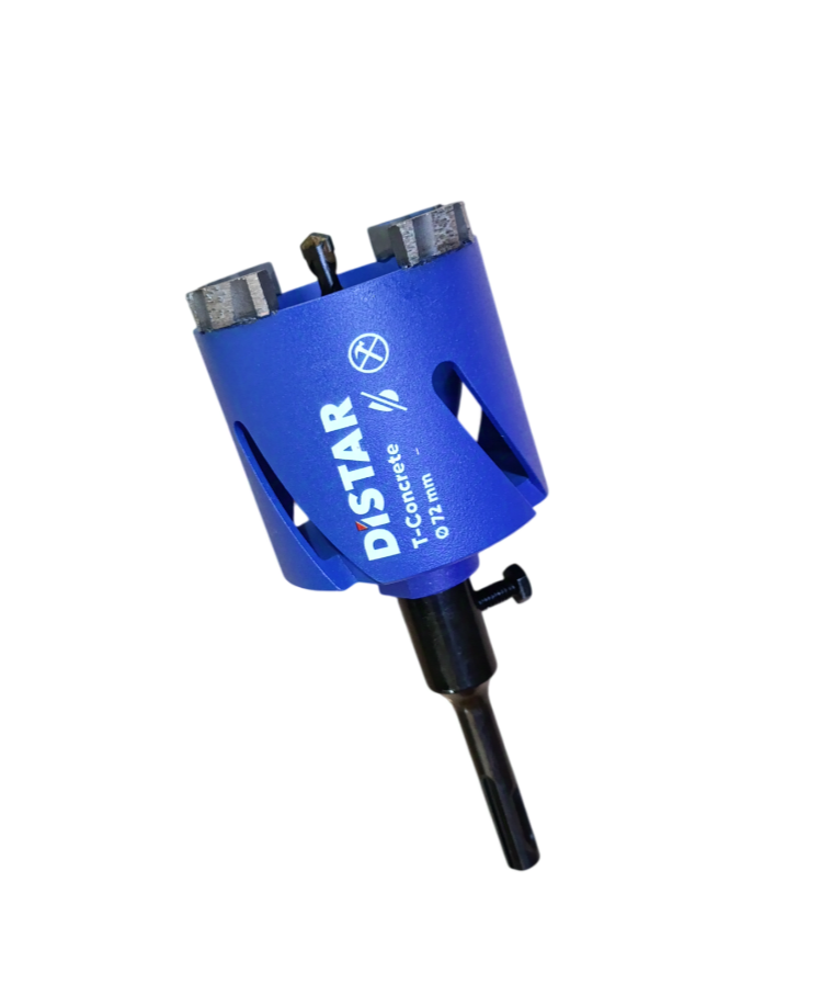 Коронка діамантова DiStar САСС 72x65-4хМ16 Бетон з хвостовиком sds+