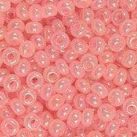 504-10/0-17173 Бісер Чехія (перлиновий, рожевий блідий) 10гр, фото 1