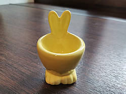 Підставка для яйця Кролик колір жовтий