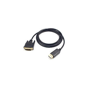 Кабель мультимедійний ProLogix (PR-DP-DVI-P-04-30-1m) DisplayPort-DVI М/М,V1.2, 1м, фото 1