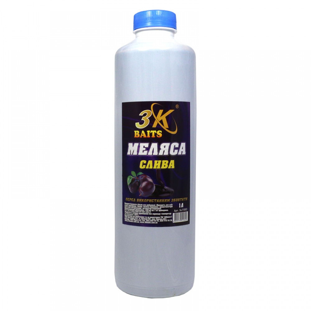 Меласа 3KBaits Слива 1000 мл (3KB1888)