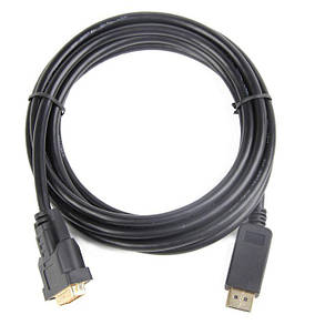 Кабель мультимедійний Display Port to DVI 24+1pin, 1.0m Cablexpert (CC-DPM-DVIM-1M) DisplayPort, DVI, фото 3