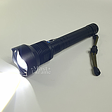 Акумуляторний ручний ліхтарик X-Balog, світлодіодний ліхтарик з 4 режимами свічення Чорний BL-X92-P70, фото 4