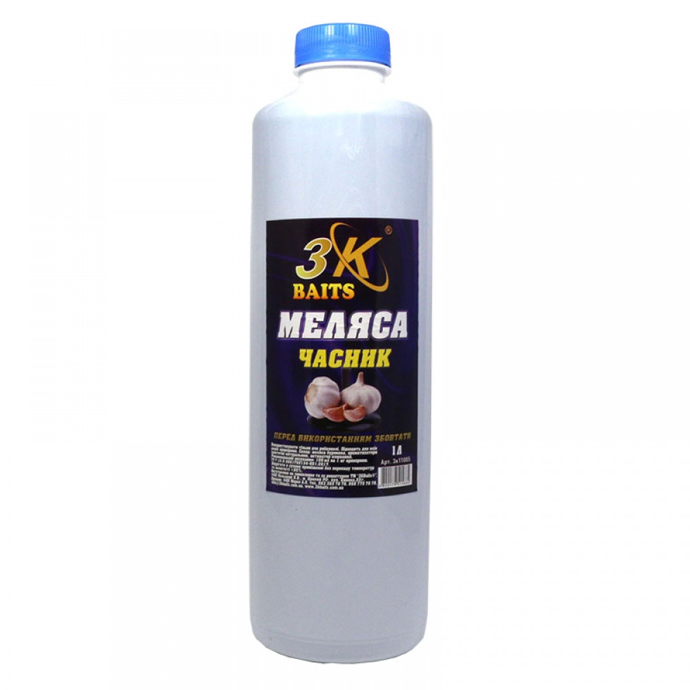 Меласа 3KBaits Часник 1000 мл (3KB1890)